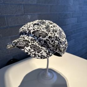 Lady Fashion Printed Baseball Cap (Option: Color8)