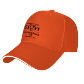 Travel Sun Hat Student's Hat Sun Hat (Option: Orange-One size)