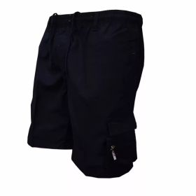 Men's Casual Work Pants Loose Summer (Option: Black-3XL)