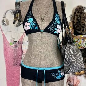 Spring And Summer Fashion Trend Sexy Bikini Suit (Option: Black Suit-M)