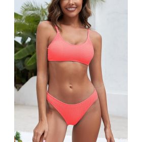 Girl Group-style Bikini European And American Fashion (Option: Pink-L)