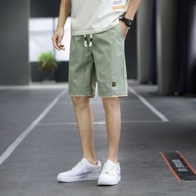 All-match Casual Beach Straight Loose Shorts (Option: 8XL-8905 Green)