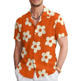 Fashion Men's Casual Floral Print Special-interest Design Shirt (Option: 3 Models-4XL)